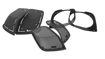 Upgrade Your Harley's Sound System with Hogtunes Cut-In Lid Kit - Add 6x9 Speakers Without Painting Replacement Lids!