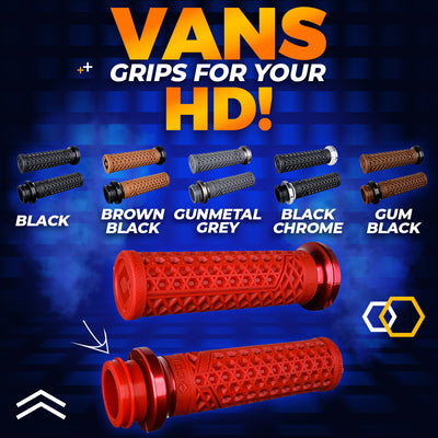 Upgrade Your Harley Davidson Riding Experience with the New Vans V-Twin Lock-On Grip System from ODI