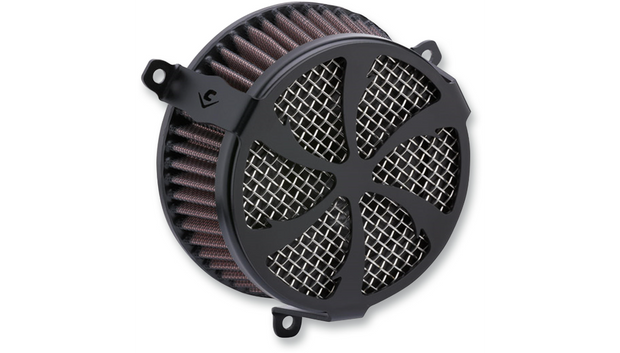 COBRA Air Cleaner Kit Air Filter - Swept - Black M8