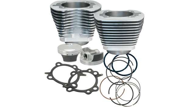 S&S CYCLE Big Bore Cylinder Kit 106" - Twin Cam - Silver