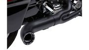 COBRA Turn Out 2-into-1 Exhaust System - Black - Twin Cam