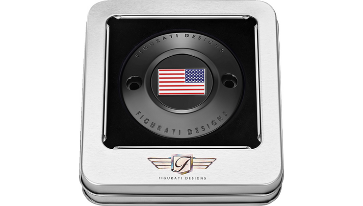 Figurati Designs Timing Cover - 2 Hole - American - Black