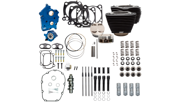 S&S CYCLE 124" Power Pack - Oil Cooled - M8