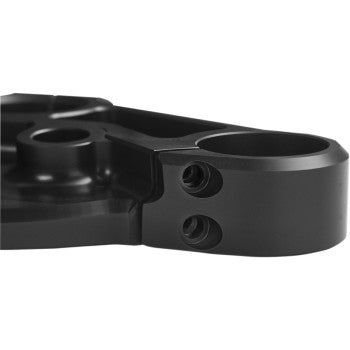 SLYFOX Triple Clamps 49mm Upper Triple Clamp - '14+ FLH - Black Anodized