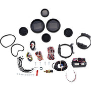 DAKOTA DIGITAL Six-Gauge MLX Series Kit MLX 6-Gauge Instrument Kit - Black Bezel