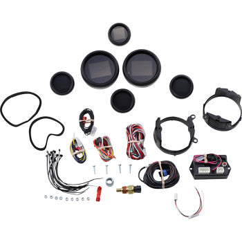 DAKOTA DIGITAL Six-Gauge MLX Series Kit MLX 6-Gauge Instrument Kit - Black Bezel