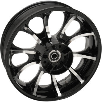 Coastal Moto Rear Wheel - Largo 3D - Single Disc/ABS - Black Cut - 18"x5.50" - '09+ FL