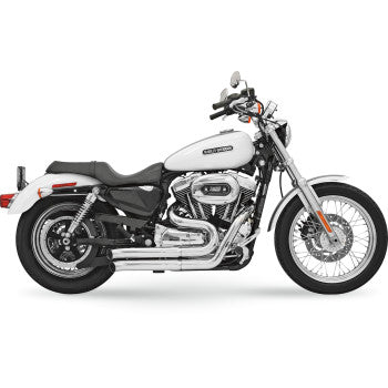 BASSANI XHAUST FireSweep Series Exhaust System - Chrome - Sportster