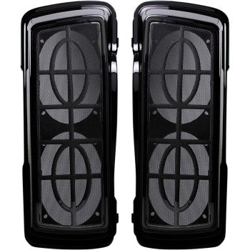 SADDLE TRAMP Saddlebag Lids with 6X9 Speaker Cutouts