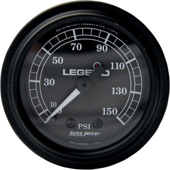 Legend Fairing Mounted LED Backlit PSI Gauges - Black