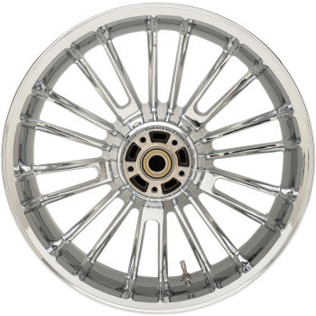 Coastal Moto Rear Wheel - Atlantic 3D - Single Disc/No ABS - Chrome - 18"x5.50" - '09+ FL