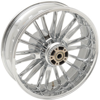 Coastal Moto Rear Wheel - Atlantic 3D - Single Disc/No ABS - Chrome - 18"x5.50" - '09+ FL