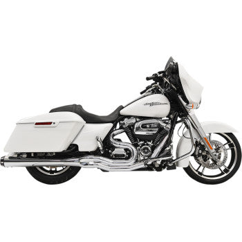 Bassani Road Rage 2:1 B4 Exhaust System 2:1 Exhaust - Chrome - Megaphone - '17+ FL