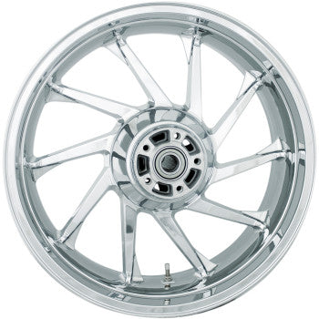 Coastal Moto Rear Wheel - Hurricane 3D - Single Disc/No ABS - Chrome - 18"x5.50" - '09+ FL