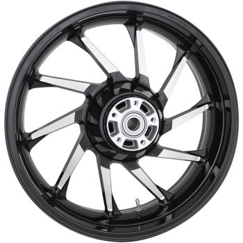 Coastal Moto Rear Wheel - Hurricane 3D - Single Disc/ABS - Black Cut - 18"x5.50"