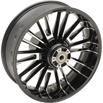 Coastal Moto Rear Wheel - Atlantic 3D - Single Disc/ABS - Black Cut - 18"x5.50"