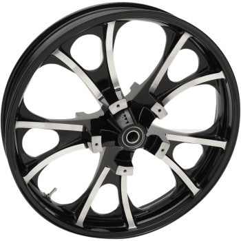 Coastal Moto Front Wheel - Largo 3D - Dual Disc/No ABS - Black Cut - 21"x3.50" - '08+ FL