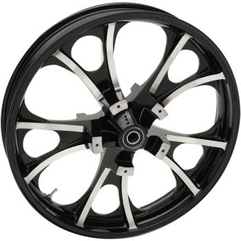 Coastal Moto Front Wheel - Largo - Dual Disc/No ABS - Black Cut - 21"x3.50" - '00-'07 FL