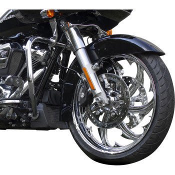 Coastal Moto Front Wheel - Fury - Dual Disc/No ABS - Chrome - 21"x3.25" - FL