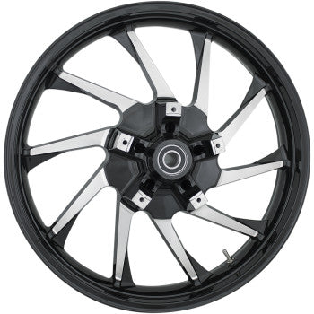 Coastal Moto Front Wheel - Hurricane 3D - Dual Disc/No ABS - Black - 21"x3.50" - '08+ FL