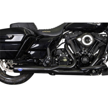 S&S Diamondback 2-1 50 State Exhaust System - Guardian Black - M8