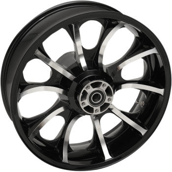 Coastal Moto Rear Wheel - Largo 3D - Single Disc/ABS - Black Cut - 18"x5.50" - '09+ FL