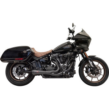 Bassani Xhaust The Ripper Short Road Rage 2-into-1 Exhaust System - Black