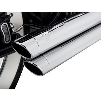 Vance & Hines Big Shots Staggered Exhaust System - Chrome