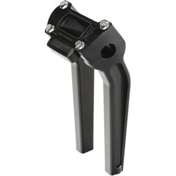 Thrashin Supply Handlebar Riser Pull Back - 9-1/2" - Gauge Cutout - Black