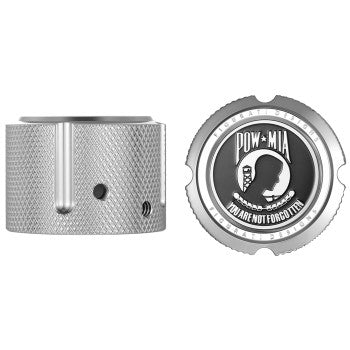 Figurati Designs Front Axle Nut Cover -  Stainless Steel - POW MIA