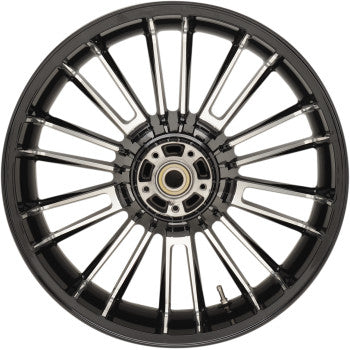 Coastal Moto Rear Wheel - Atlantic 3D - Single Disc/No ABS - Black - 18"x5.50" - '09+ FL