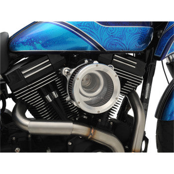 Trask Assault Charge High-Flow Air Cleaner RAW MACHINED Harley Davidson 2001-17 Twin Cam