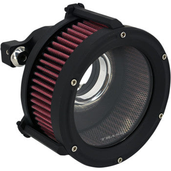 Trask Assault Charge High-Flow Air Cleaner FLAT BLACK Harley Davidson 1991-2021 Sportster