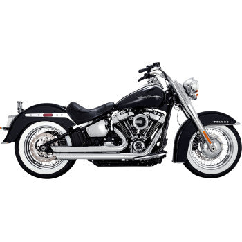 Vance & Hines Big Shots Staggered Exhaust System - Chrome