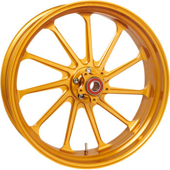 PM Performance Machine Front Wheel - Assault - Dual Disc - Gold Ops - 21" x 3.50" - With ABS