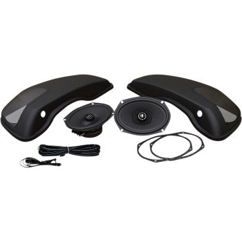 HOGTUNES Saddlebag Lid and XL Speaker Kit 6X9 2014+ Touring