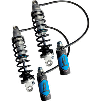 Legend REVO ARC Remote Reservoir Shocks Standard Clear 13" 1999-2008 Harley Davidson Touring