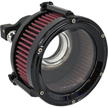 Trask Assault Charge High-Flow Air Cleaner GLOSS BLACK Harley Davidson 1991-2021 Sportster