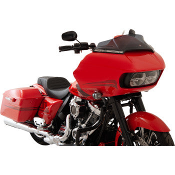 Klock Werks Sport Flare™ Windshield - Dark Smoke - 6" - FLTR