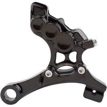 Arlen Ness Tech Four-Piston Caliper 4-Piston - Rear - 11.8" - Black