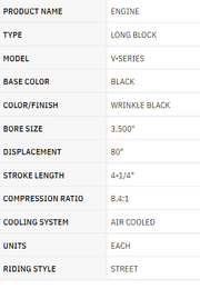 S&S V80 Long-Block Engine - Evolution