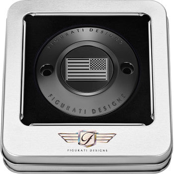 Figurati Designs Timing Cover - 2 Hole - American - Contrast Cut - Black