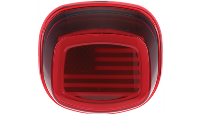 KURYAKYN Tracer US Flag LED Taillight without License Plate Light - Red
