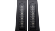 CUSTOM DYNAMICS ProBEAM® Fillerz® Saddlebag LED Lights - Smoke - Gloss Black