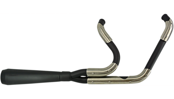 TRASK Assault 2:1 Exhaust System - Black - Softail