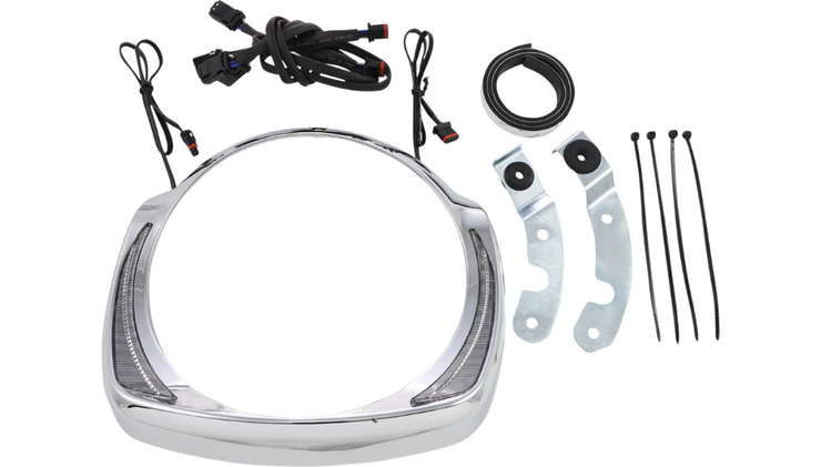 CIRO Fang® Headlight Bezel Headlight Bezel - Chrome