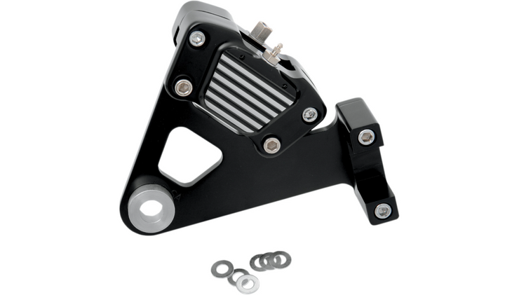 GMA ENGINEERING BY BDL Custom Billet Aluminum Rear Brake Caliper Rear Caliper - 85-99 FXR - Classic Black