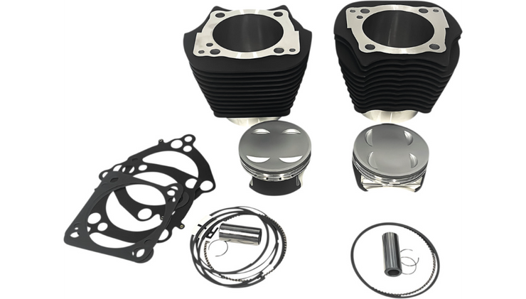 Revolution Performance Cylinder Kit - 143" - Black - M8