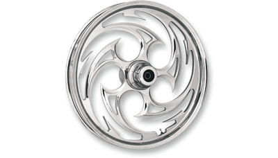 RC Components Savage Front Wheel - Dual Disc/No ABS - Chrome - 21"x 3.50" - '00-'07 FLT