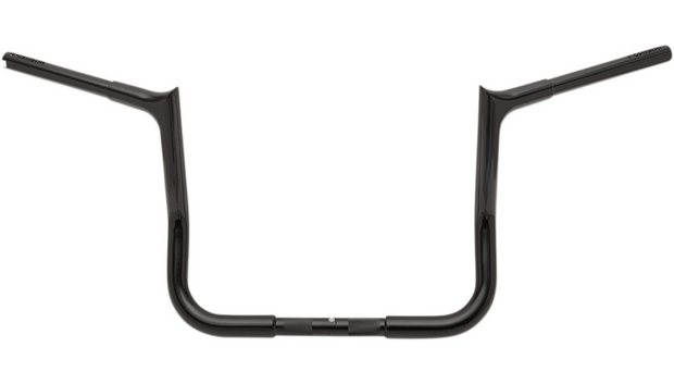 FAT BAGGERS INC. 1-1/4" EZ Install Pointed Top Handlebar - Pointed Top - 12" - Black